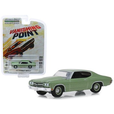 1970 Chevrolet Chevelle Green "Vanishing Point" (1971) Movie "Hollywood Series" Release 25 1/64 Diecast Car Greenlight