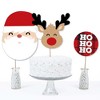 Big Dot of Happiness Jolly Santa Claus - Christmas Party Centerpiece Sticks - Table Toppers - Set of 15 - 3 of 4