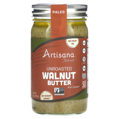 Artisana Natural, Unroasted Walnut Butter with Cashews, 14 oz (397 g)
