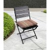2pk 18" x 15" Monoblock Outdoor Seat Cushions - Jordan Manufacturing - 2 of 3