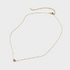 Valentine's Day Silver Plated Gold Dipped Micro Pave Heart Cubic Zirconia Pendant Necklace - Gold - 3 of 4