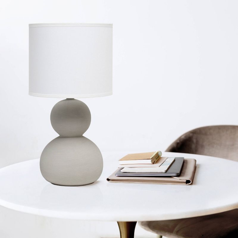 Stone Age Table Lamp Taupe - Simple Designs, 4 of 12