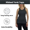 Galaxy By Harvic Women's Loose Fit Ribbed Tank Top - 2 of 4