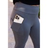 Women's Cassie Bootcut Leggings with Pockets - Julia Rose - 4 of 4