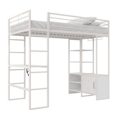 Twin Dune Loft Bed with Desk and Storage - Room & Joy