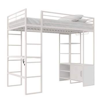 Twin Dune Loft Bed with Desk and Storage - Room & Joy