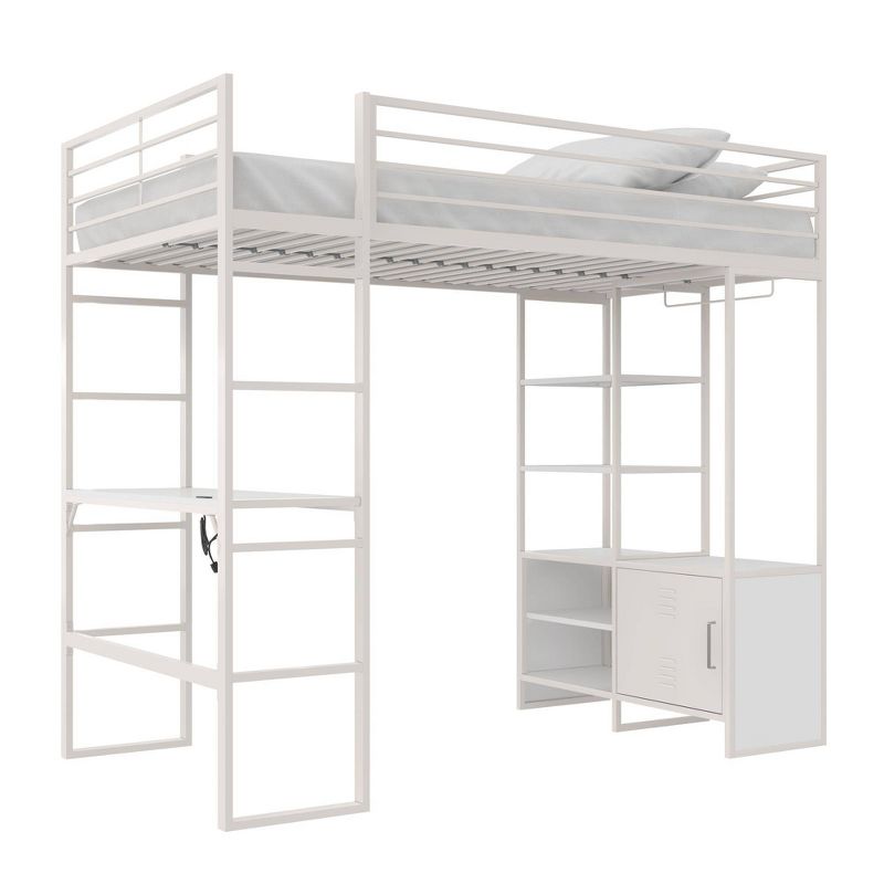 Twin Dune Loft Bed with Desk and Storage - Room & Joy, 1 of 14