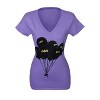 Womens Batman Symbol Balloons T-Shirt - 3 of 4