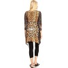 Women's Paisley and Animal Print Scoop Neck Marlene Tunic - White Mark - 3 of 3