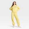 Women's Cinched Fleece Jogger Sweatpants - JoyLab™ - 3 of 3