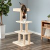 Two by Two Albany - Beige Scratching Post Cat Furniture - 44.1 in. Tall - 2 of 4