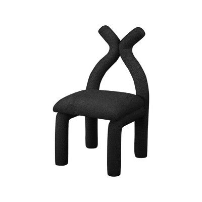 Meridian Furniture,Xena Boucle Fabric Accent/Dining Chair