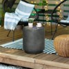 VisioGear Patio End Tables, 17 Inch End Tables for Patio, Garden Small Accent Decorative Stool, Tree Stump Stool, Dark Gray, 14.5"*14.5"*17" - 2 of 4