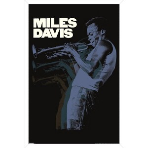 Trends International Miles Davis - Repeat Framed Wall Poster Prints - 1 of 4