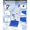 Coucheta 18-Inch Lightweight Snow Shovel, 3.5Lbs Aluminum Blade with D-Ring Assist Handle, Ice Breaker Shovel for Car Driveway Sidewalk - 3 of 4