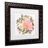 Trademark Fine Art - Rosana Laiz Blursbyai Nanette floral bouquet in pastels Matted Framed Art - 3 of 4