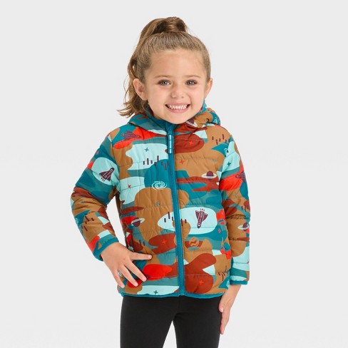 Cat & Jack Hooded Puffer Jacket sz 4T – Me 'n Mommy To Be