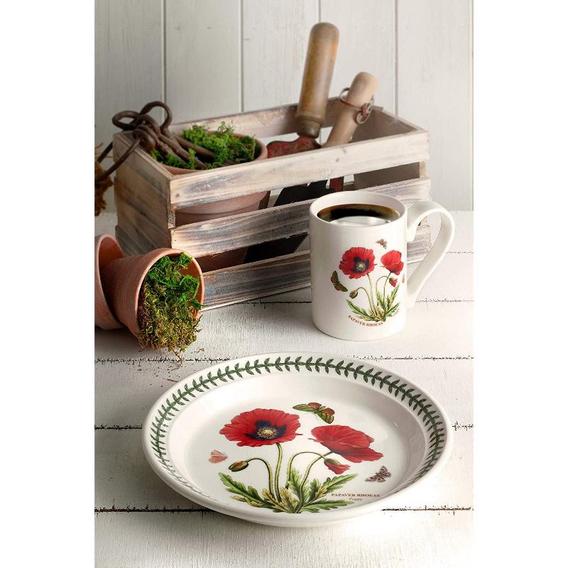Portmeirion Botanic Garden Salad Plates, Set of 6, Made in England - Assorted Floral Motifs,8.5 Inch, 4 of 7