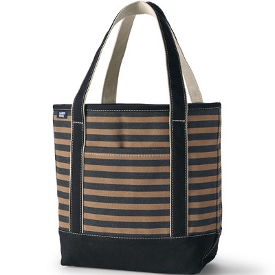 Lands' End Open Top Canvas Tote Bag