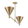 Savoy House Pharos 2 - Light Chandelier in  Noble Brass - 2 of 4