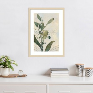 Amanti Art Salted Orchid Flower by Jacob Q Wood Framed Wall Art Print - 1 of 4