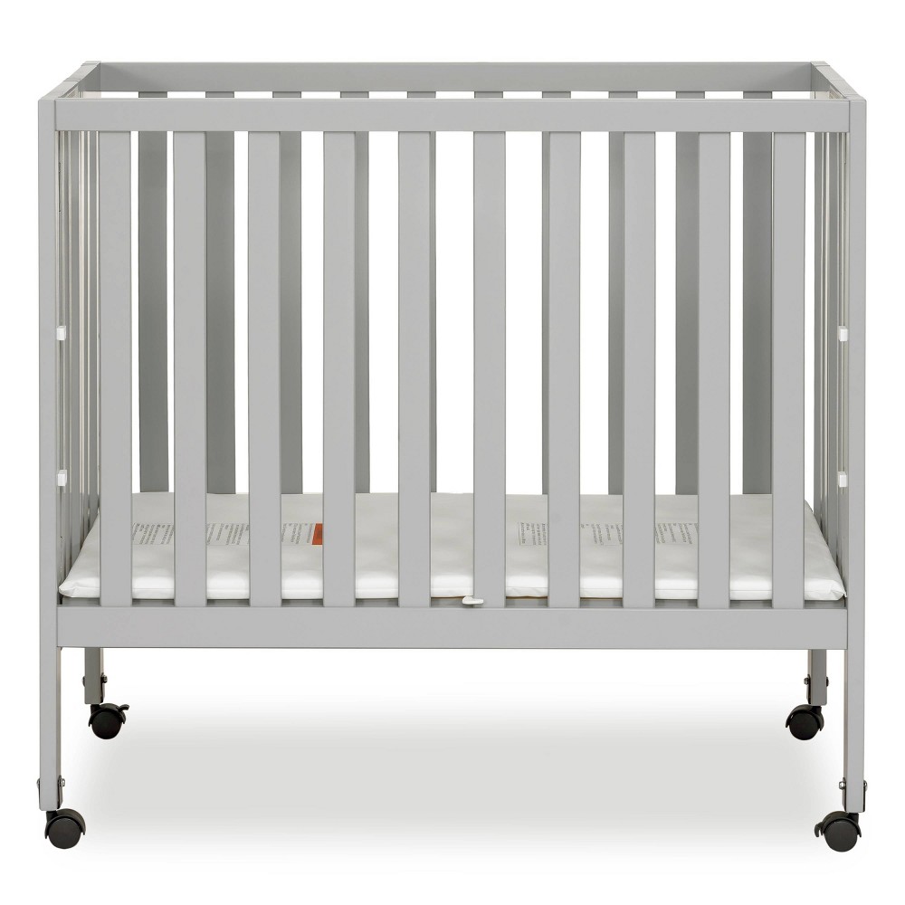 Dream On Me Jett Non-Full Size Folding Crib - Gray