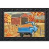 Briarwood Lane Fall Doormat 30x18 Indoor Outdoor Autumn Bridge Truck For Fall Doormat - 2 of 4