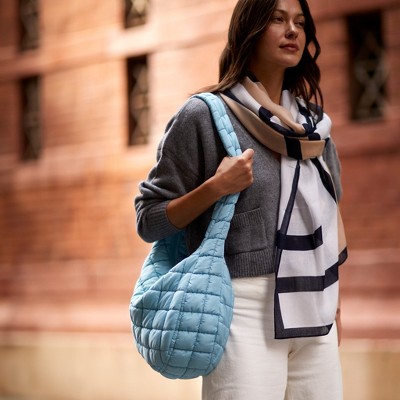Сумки YOUZEY Cloud 9 Puffer Crossbody Purse Bag - Baby Blue — фото 5
