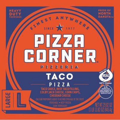 Pizza Corner Taco Frozen Pizza - 25.39oz