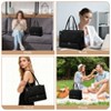 Multi-Functional 16.5 In. Insulated Tote Bag – PU Leather with Adjustable Shoulder Strap, Perfect Gift for Mother's Day, Birthday, Christmas - 3 of 4