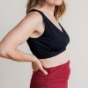 Of An Origin  Organic Cotton Stretch Cross Front  Nursing Bralette, Original Colors - 2 of 4