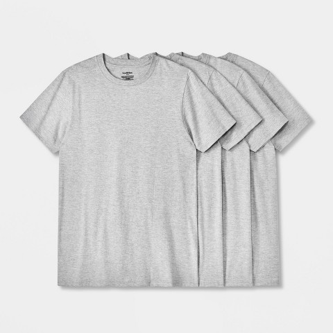 Мужские футболки Goodfellow & Co Men's Short Sleeve Crew Neck T-Shirt - Goodfellow & Co™ Heathered Gray XL: