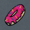 Dalix Donut Embroidered Hoodie Fleece Sweatshirt Zip Front Mens - 2 of 4