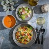 Gibson Home Rockaway 12-Piece Dinnerware Set Service for 4, Grey Matte - - 2 of 4