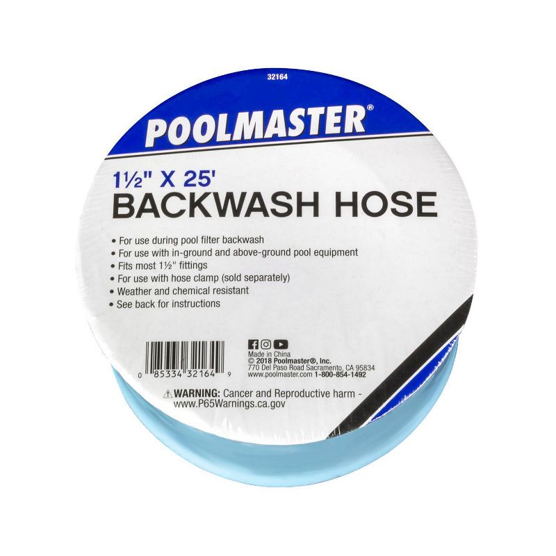Poolmaster 1.5&#34; x 25&#39; Swimming Pool Backwash Hose, 1 of 3