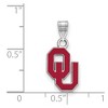 Black Bow Jewelry Sterling Silver Oklahoma Sooners NCAA Small Pendant - 2 of 3