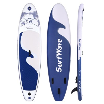 VYNXARIA Inflatable Stand Up Paddle Board 11'*34"*6" With Accessories,Blue Gray