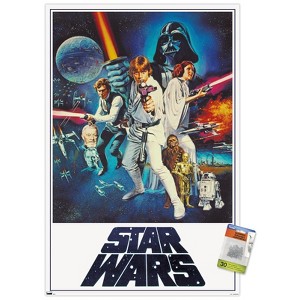 Trends International Star Wars: A New Hope - One Sheet (No Billing Block) Unframed Wall Poster Prints - 1 of 4