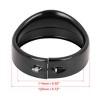 Unique Bargains 2pcs 4.5" Motorcycle Fog Light Trim Ring for Harley-Davidson Dyna 10 - 3 of 4