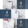 WOWOW 11.3 in. Single Handle Pull Down Sprayer Kitchen Faucet with Advanced Spray - 3 of 4