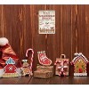 Lomsoe Vintage Christmas Decor Gifts Rustic Christmas Mrs Claus Old Fashioned Gingerbread Bakery Tin Sign 8 x 12 inches - 4 of 4