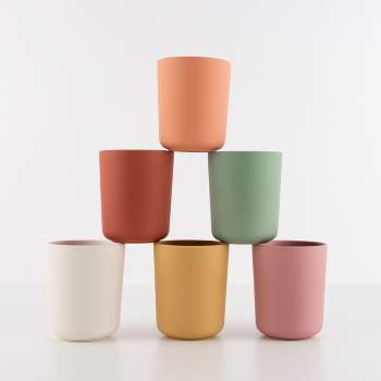 Meri Meri Earthy Reusable Bamboo Cups (Pack of 6)