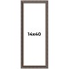 PosterPalooza | Panoramic Ornate Black Picture Frame - UV Acrylic, Foam Board Backing, Hanging Hardware - 2 of 4
