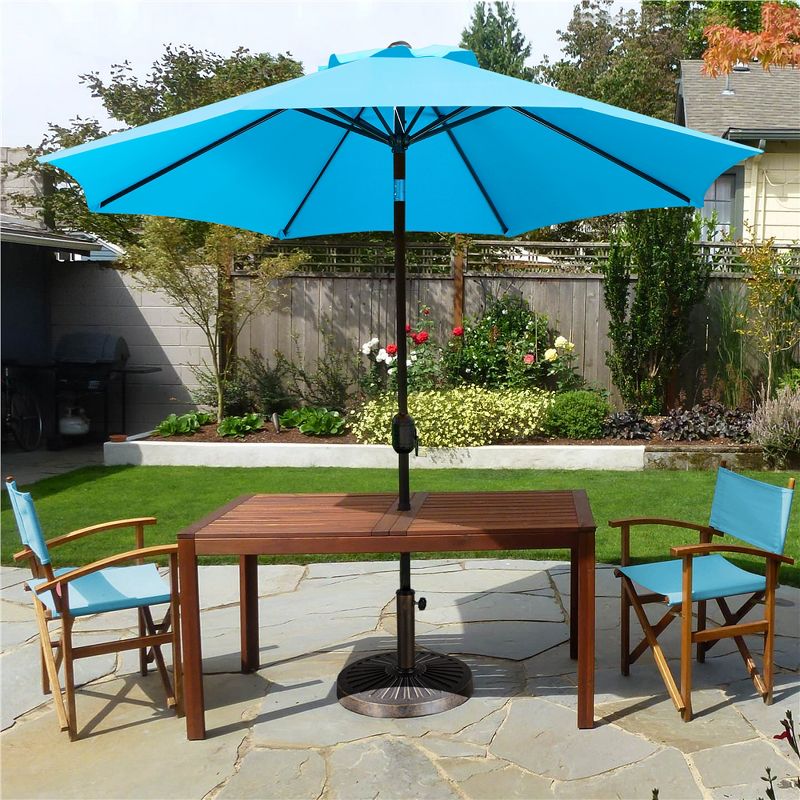 Yaheetech 9FT Outdoor Patio Umbrella with Crank and Push Button to Tilt, 2 of 11