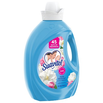 Suavitel Liquid Fabric Softener and Conditioner - Field Flowers - 105 fl oz
