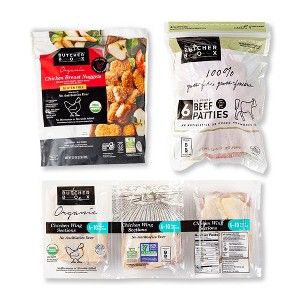 ButcherBox - Family Favorites Box Chicken Nuggets, Chicken Wings, Beef Burgers - Frozen - 6.36 lbs - 1 of 4