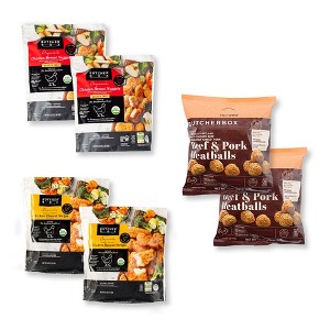 ButcherBox - Back-to-School Bites Meatballs, Chicken Nuggets and Chicken Strips (2-packs each) - Frozen - 9.75 lbs - 1 of 4