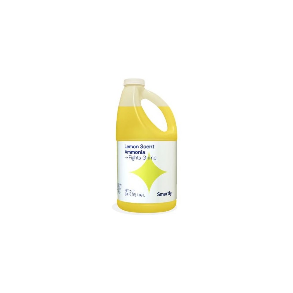 Lemon Scented Ammonia - 64 fl oz - Smartly, Yellow