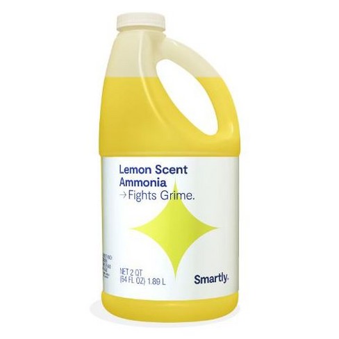 Lemon Scented Ammonia - 64 fl oz - Smartly™ - image 1 of 1