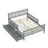 Lyngins Twin Size Wood Platform Bed Frame with Headboard, Bed with Guardrails on Both Sides & 2 Storage Drawers, Space-Saving Storage Bed - 4 of 4